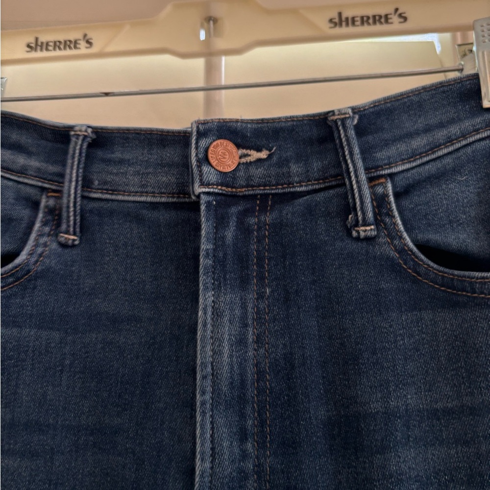 MOTHER JEANS - Hustler Ankle Fray - Size 27 - Picture 6 of 6